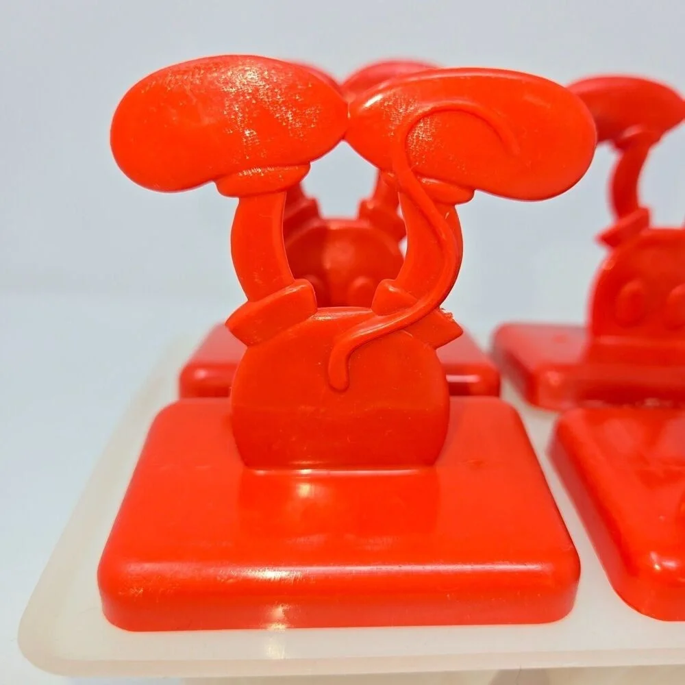 Mickey Mouse Vintage Popsicle Mold Cookie Cutter Sandwich Press Lot of 5 Disney